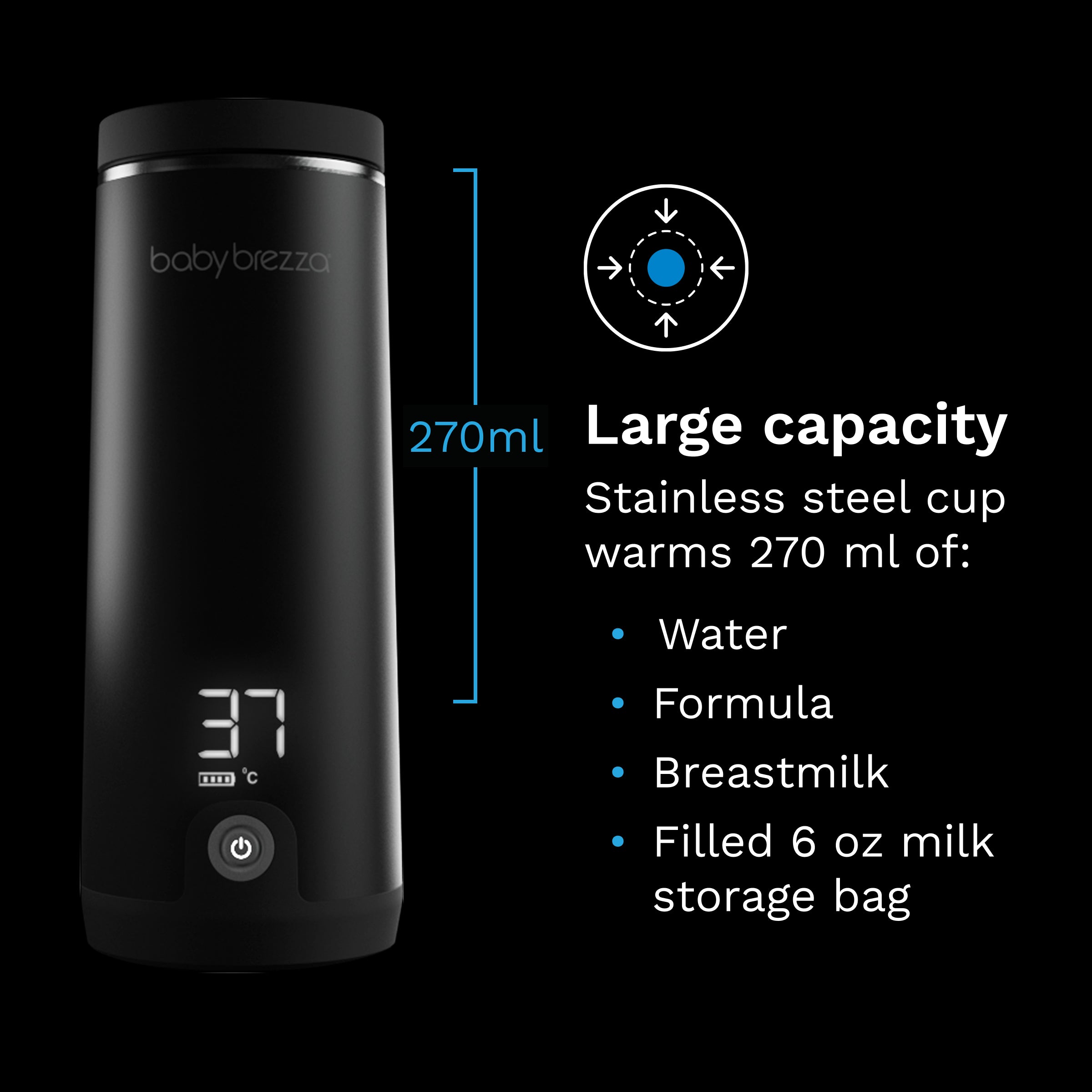 BabyBrezza Scaldabiberon Portatile Superfast