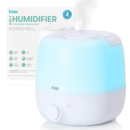 3 in 1 umidificatore con diffusore e luce notturna 