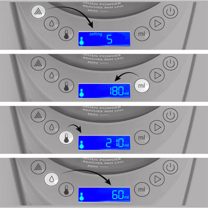 Aparat za pripravo adaptiranega mleka Baby Brezza Formula Pro Advanced White